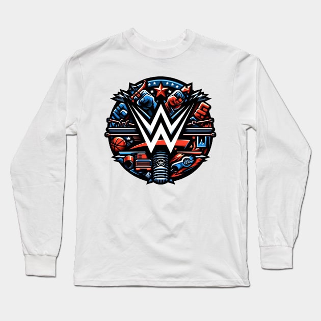 wwe Long Sleeve T-Shirt by Teeeshirt